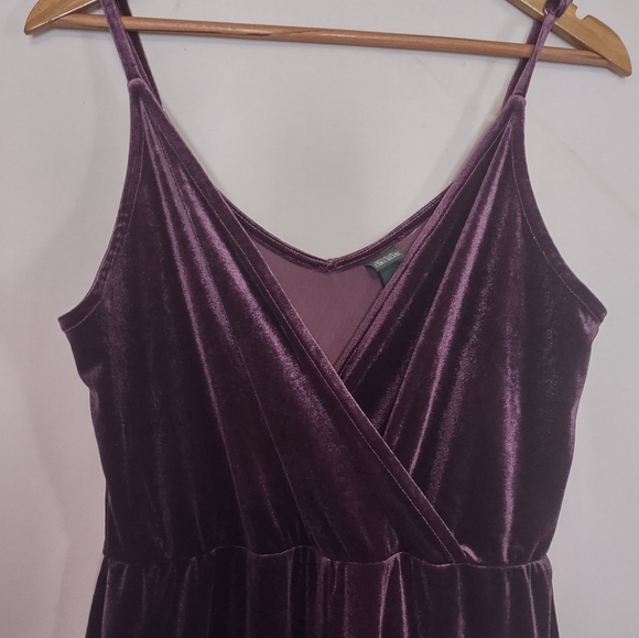 Wild Fable Velvet V-Neck Sleeveless Jumpsuit Size S - Picture 6 of 12